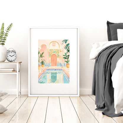 Large Wall Art Framed | Set of 3 Beach Decor Wall art Prints