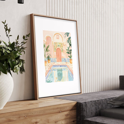 Large Wall Pictures For Living Room | Set of 3 Beach Decor Wall art Prints