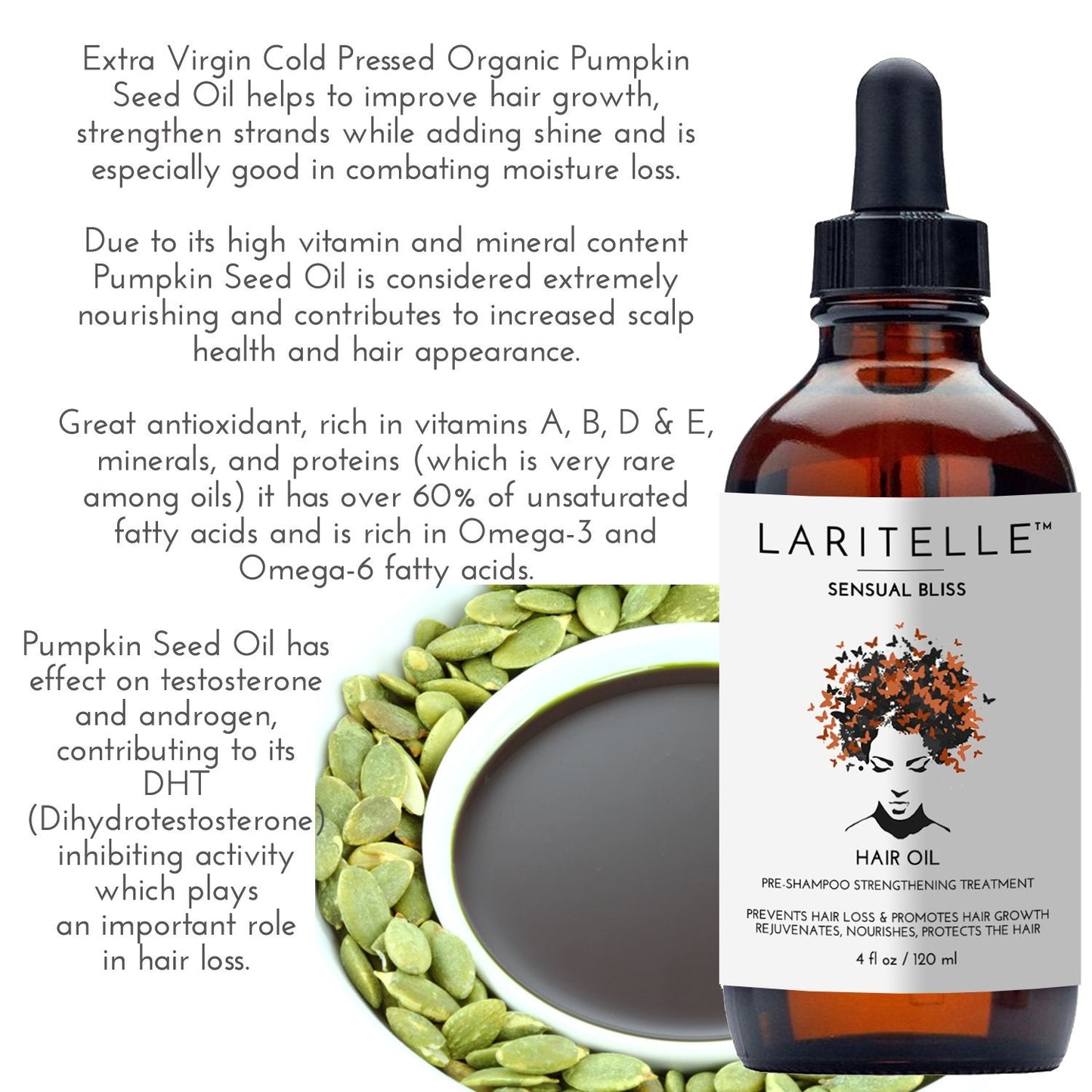 Laritelle Organic Hair Growth Set Sensual Bliss | Pure Organic Haircare