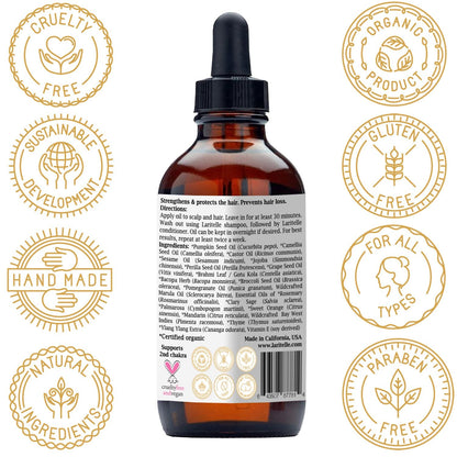 Laritelle Organic Hair Growth Set Sensual Bliss | Pure Organic Haircare