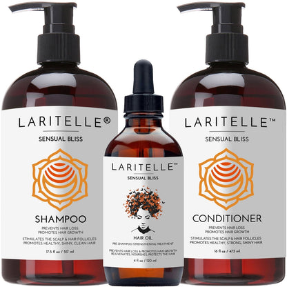 Laritelle Organic Hair Growth Set Sensual Bliss | Pure Organic Haircare