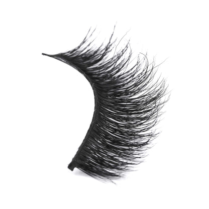 LASGOOS 3D Mink False Eyelashes – Luxurious Natural Messy Volume, Long & Fluffy (5 Pairs)