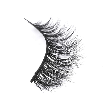 LASGOOS Luxurious Siberian Mink 3D False Eyelashes A10 – Natural Look, Lightweight & Reusable (5 Pairs)