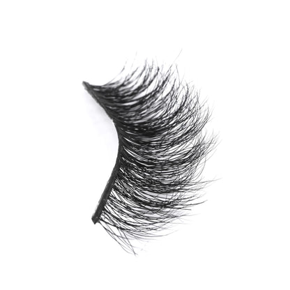 LASGOOS Luxurious 100% Mink Lashes 3D Eyelashes 12-16mm – Handmade, Cruelty-Free, 5 Pairs (A12)