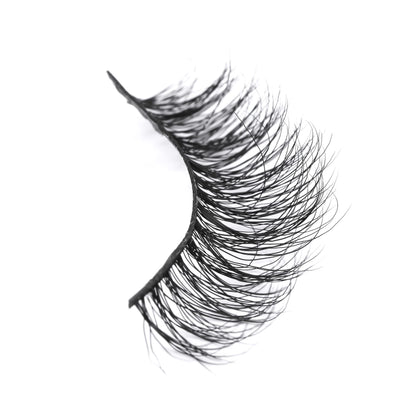 LASGOOS Luxurious 100% Mink Lashes 3D Eyelashes 12-16mm – Handmade, Cruelty-Free, 5 Pairs (A12)