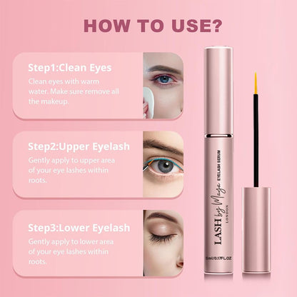 LASH by Maya Serum | Official LASH by Maya LONDON – Eyelash Growth Serum, Cruelty Free, Made in USA (5ml)