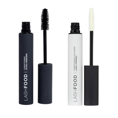 LashFood Prime & Define Duo | Conditioning Lash Primer & Drama Black Mascara