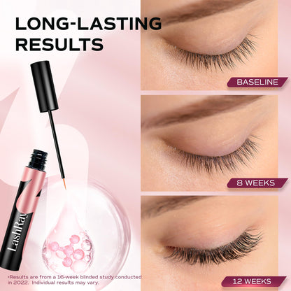 LashRay Eye Lash Enhancing Serum – Grow Longer, Thicker Eyelashes, 0.1 oz