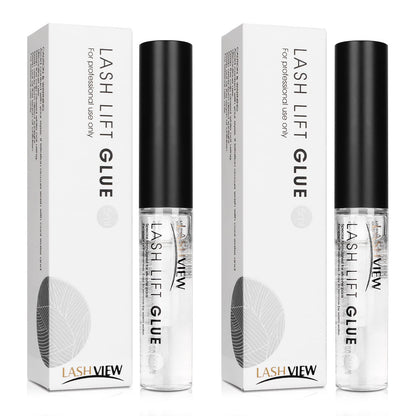 LASHVIEW Lash Lift Glue 2pcs – Odorless, No Irritation, 5ML x2