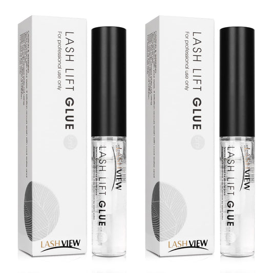 LASHVIEW Lash Lift Glue 2pcs – Odorless, No Irritation, 5ML x2