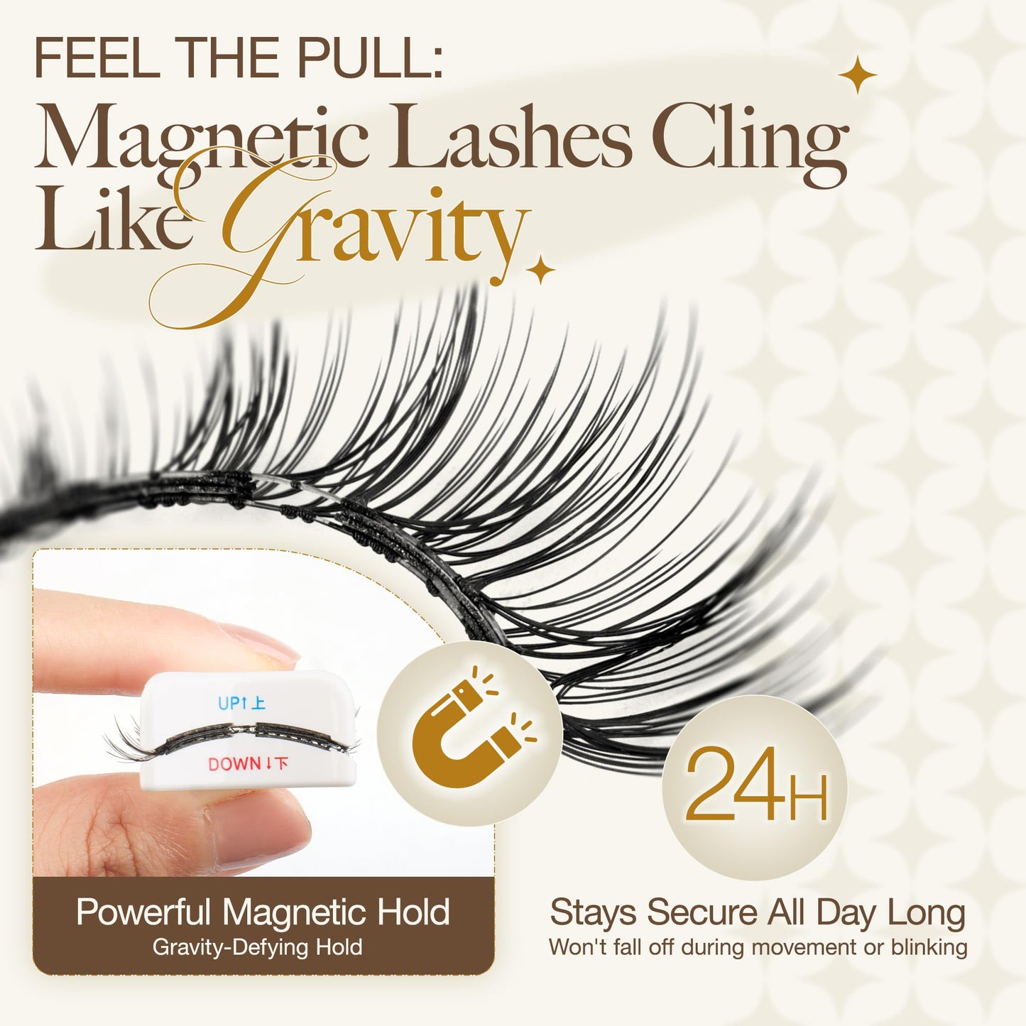 LASHVIEW Update Soft Magnetic Eyelashes Kit CT32 – Natural Look, Reusable