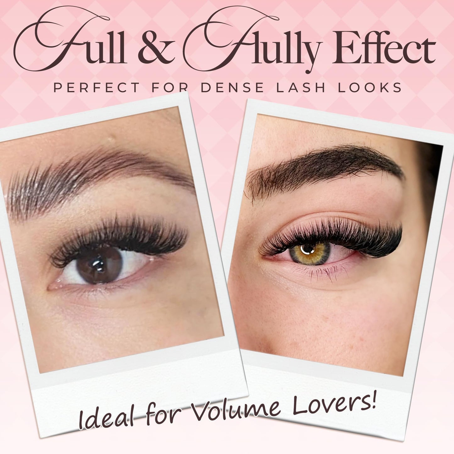 LASHVIEW 600 Premade Volume Lash Fans – C Curl, 10D-0.07C, 8-15mm | Mixed Tray Bulk (600/1000)