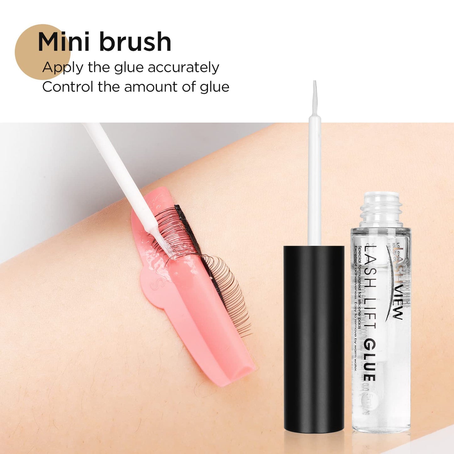 LASHVIEW Lash Lift Glue 2pcs – Odorless, No Irritation, 5ML x2