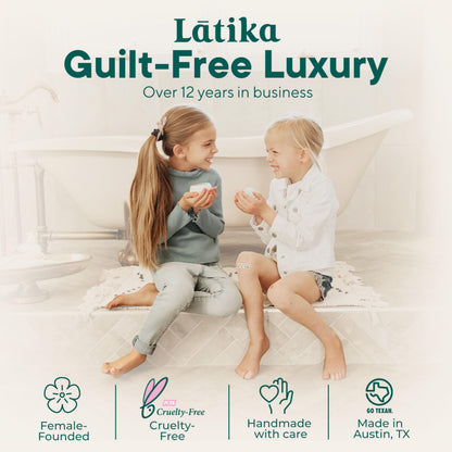 Latika Classic Bath Bomb Mermaid – Black Raspberry, Dark Plum & Vanilla for Skin Nourishment