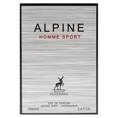 Lattafa ALHAMBRA ALPINE HOMME SPORT EDP 100ml | Long-Lasting Luxury Fragrance for Men & Women | Gift Set