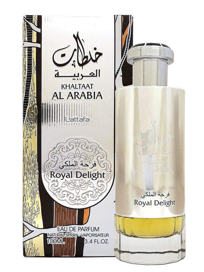 Lattafa Khaltaat Al Arabia Royal Delight (Silver) – Unisex EDP Spray, 3.4 oz