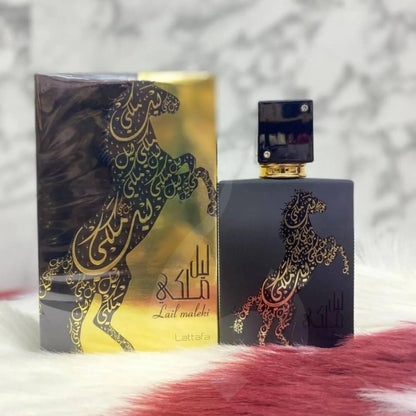 Lattafa Lail Maleki EDP | Warm Fruity Notes, Spices & Citrus | 30 ml