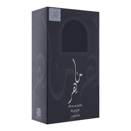 Lattafa Maahir Black Edition – Unisex Oud Amber Spicy EDP 3.4 Ounce | Lattafa Perfumes