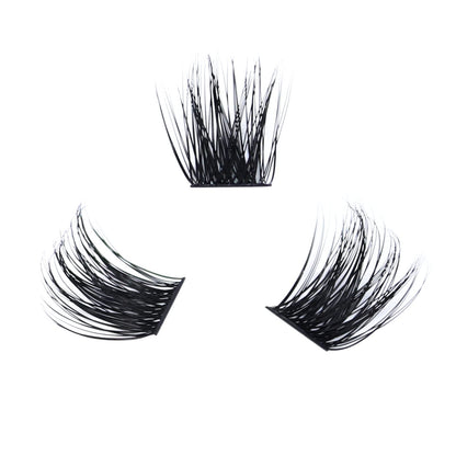 LAUBESS Lash Clusters Kit – Beginner Lash Extensions with Bond & Seal, Remover, Tweezers & Brush