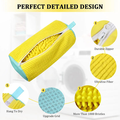 Laundry Shoe Washing Bag – Padded Net Protector for Machine Wash