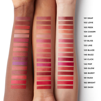 Laura Mercier High Vibe Lip Color 160 Glow | 6HR Hydrating Lipstick