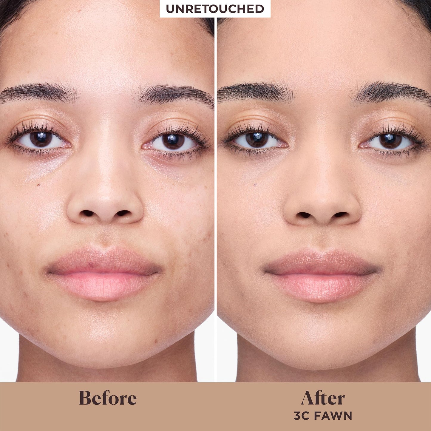 Laura Mercier Tinted Moisturizer Blurred Matte SPF 30 – Shine Control, Pore Blur, Sheer to Light (3C Fawn)