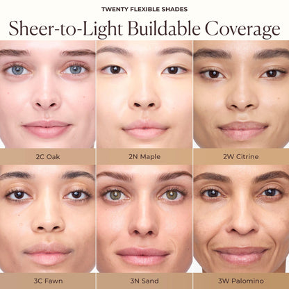 Laura Mercier Tinted Moisturizer Natural Dewy SPF 30 – 24HR Hydration, Sheer to Light Coverage, Sand