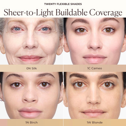 Laura Mercier Tinted Moisturizer Natural Dewy SPF 30 | 24HR Hydration & Buildable Sheer-to-Light Coverage
