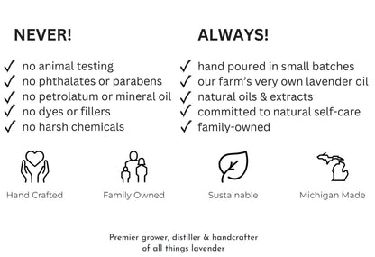 Lavender Lane Vanilla Lavender Hand & Body Lotion – Goat's Milk, Lavender Essential Oil, USA Made