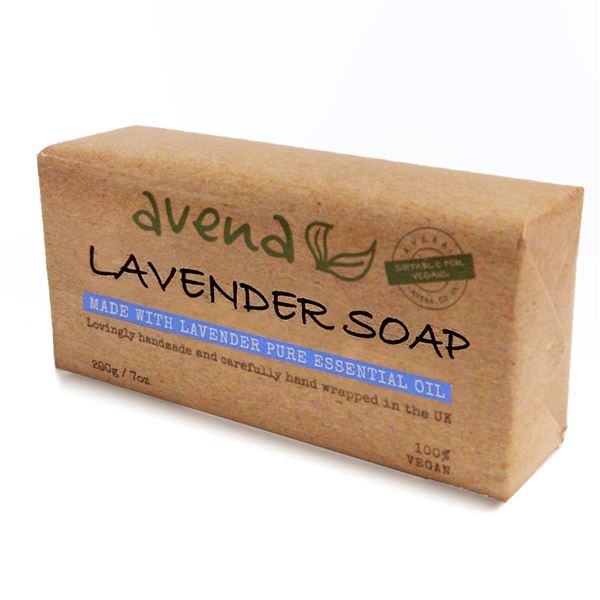 Lavender Soap Bar Handmade 200g – Organic, Vegan, Lush Natural Castile Soap