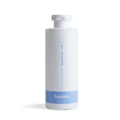 Lavido - Natural Bulgarian Lavender Intoxicating Body Wash | Cleanse, Refresh + Hydrate Skin (13.5 fl oz | 400 ml) PACKAGING MAY VARY