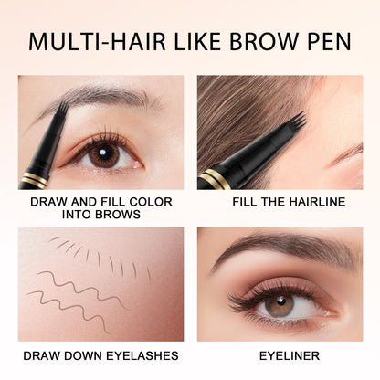LAVONE 2-in-1 Eyebrow Pen – Microblading Brow Pencil, Waterproof & Ultra-Precise