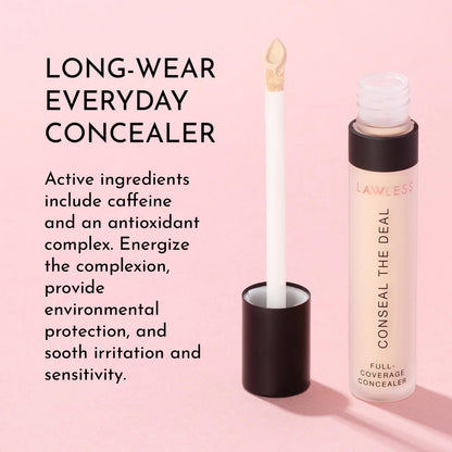 LAWLESS Conseal The Deal Buttercream Concealer | Lightweight, Long-Wear + Antioxidants - 5 ml