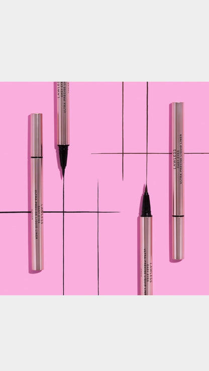 Lawless Easy Eyes Ultra Precise Liquid Liner in Caviar | Widelash Formula