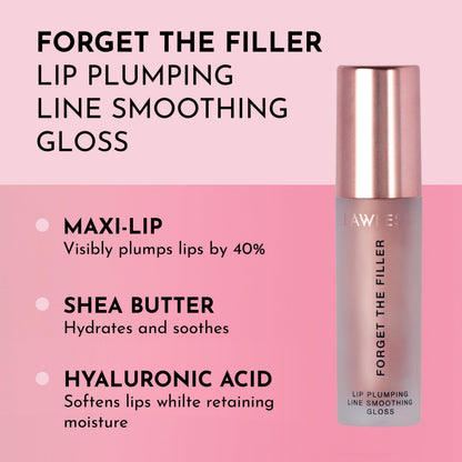 Lawless Forget the Filler Lip Plumping Gloss Candy Sky – Hydrating, Vegan, Cruelty-Free 0.11 oz