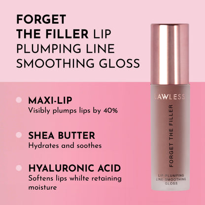 Lawless Forget The Filler Lip Plumper Gloss – Maple Sugar Brown, 0.11 fl oz