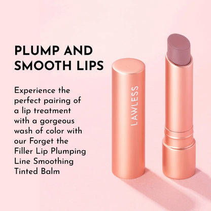 LAWLESS Forget the Filler Lip Plumping Tinted Balm in Whisper | Hydrating Cushiony Color