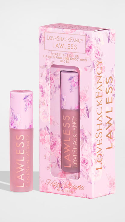 Lawless x LoveShackFancy Forget The Filler Lip Plumping Gloss – Happy Thoughts Pink