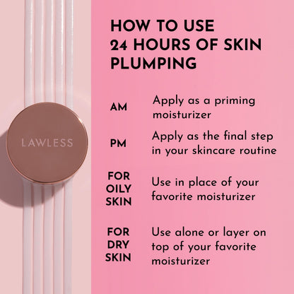 Lawless Forget the Filler Skin-Plumping Cream | Prime, Plump & Smooth | 1.7 oz