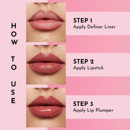 Lawless Forget the Filler Lip-Plumping Satin Lipstick Soft Truffle