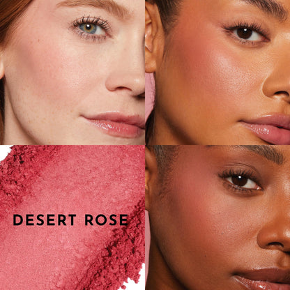 LAWLESS Make Me Blush Velvet Blush Dessert Rose | Talc-Free, Clean Formula, Natural Finish