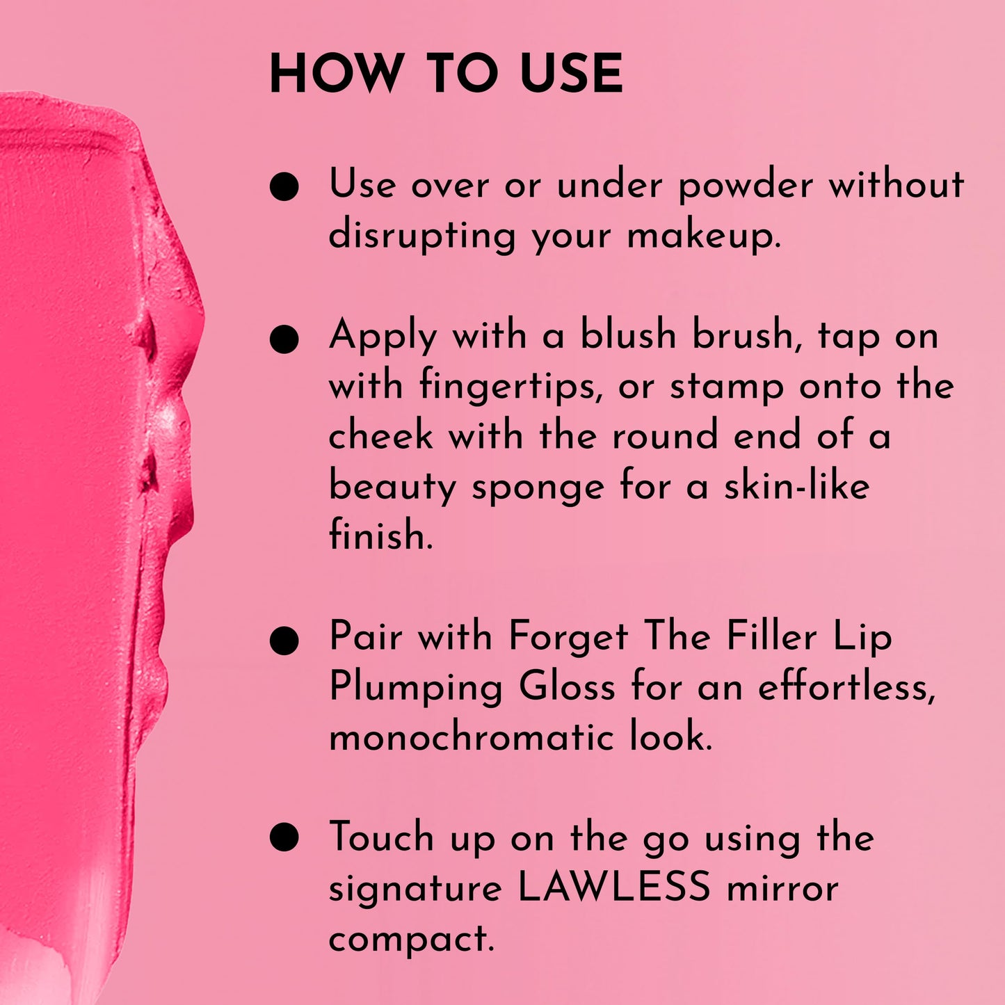 Lawless Pinch My Cheeks Soft-Blur Cream Blush – Cherry Pie