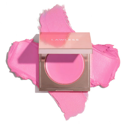 LAWLESS Pinch My Cheeks Soft-Blur Cream Blush - Gumdrop | Talc-Free, Buildable Cloud Finish