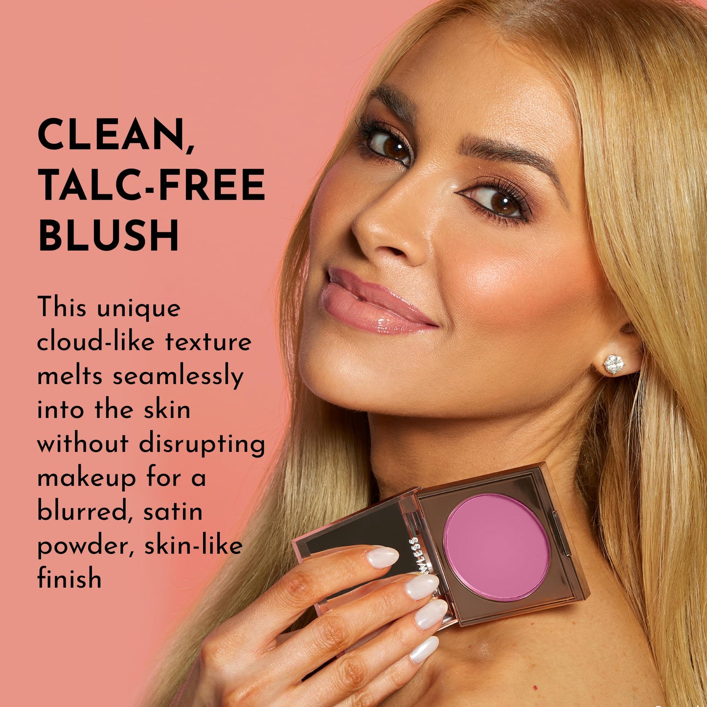 LAWLESS Pinch My Cheeks Soft-Blur Cream Blush - Gumdrop | Talc-Free, Buildable Cloud Finish