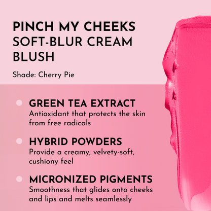 Lawless Pinch My Cheeks Soft-Blur Cream Blush – Cherry Pie