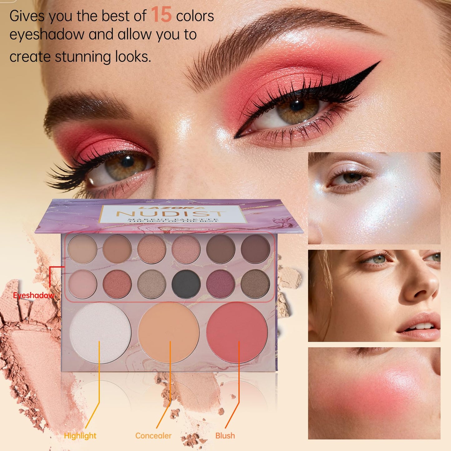 LAZORA All-in-One Teen Makeup Kit – Gift Set for Girls Aged 10-16