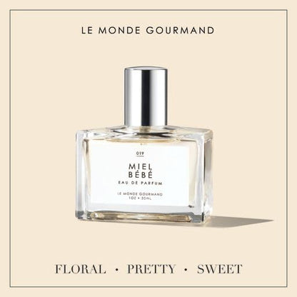 Le Monde Gourmand Miel Bébé Spray EDP – Praline, Honey, Sandalwood & Orange Notes | 1 fl oz (30 ml)