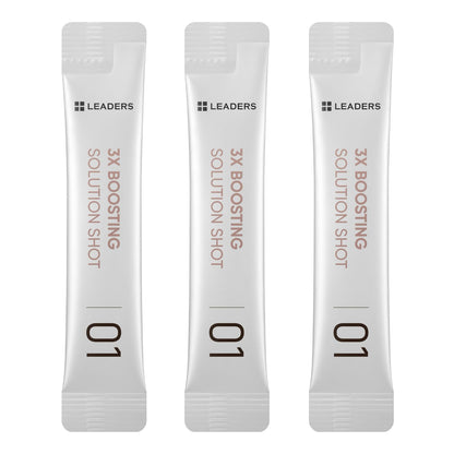 LEADERS 3X Boosting Modeling Mask – 3-Step Korean Skincare Set with Tea Tree (3-Pack)