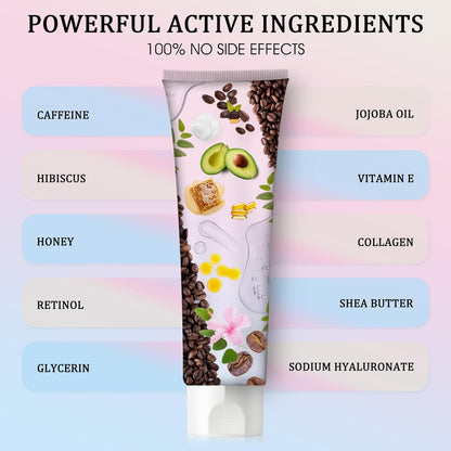 Leadyeah B Flat Belly Firming Cream – Firming, Moisturizing & Lifting for Stomach, Thighs & Butt (125 ml + 5 ml)