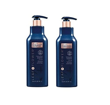 Leaf & Flower Instant Damage Correction Shampoo & Conditioner Duo – 33.8 oz Each